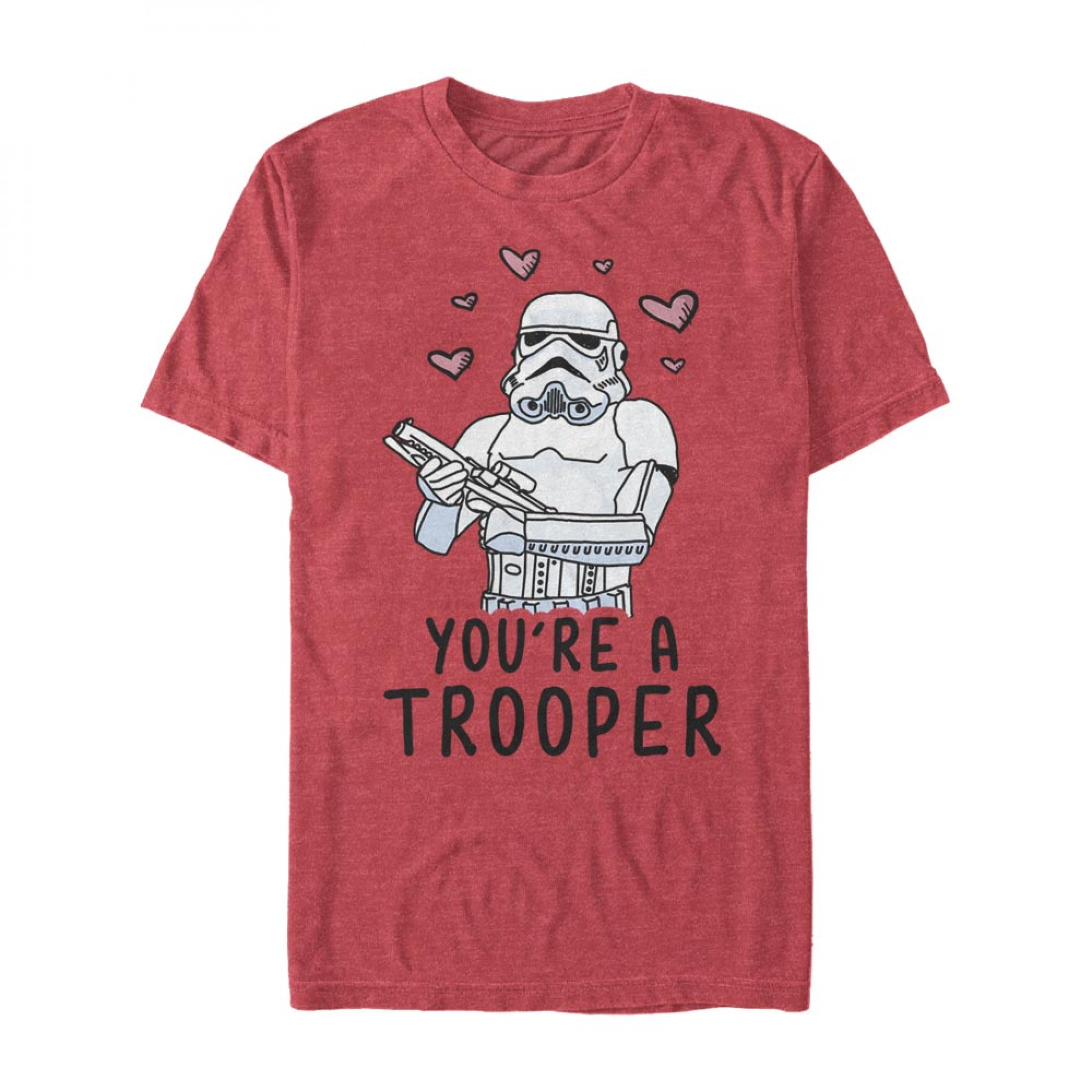 Star Wars You're A Trooper Red T-Shirt